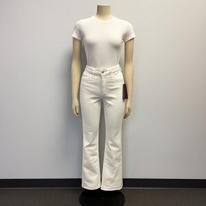 Jen7 by 7 for all man kind White Bootcut Denim Jeans